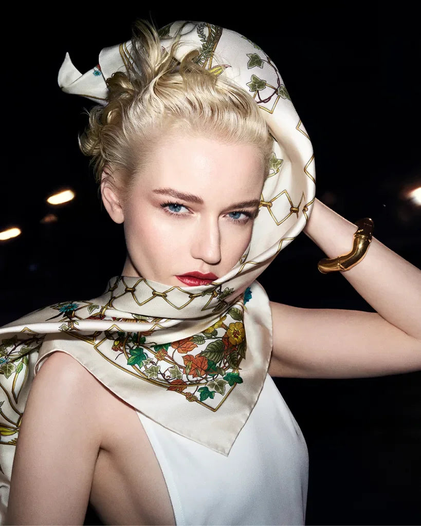 SAINT DLOVE | The Gucci Scarf Guide: Iconic Prints & Heritage Styling for 2026 | Luxury Resort Lifestyle