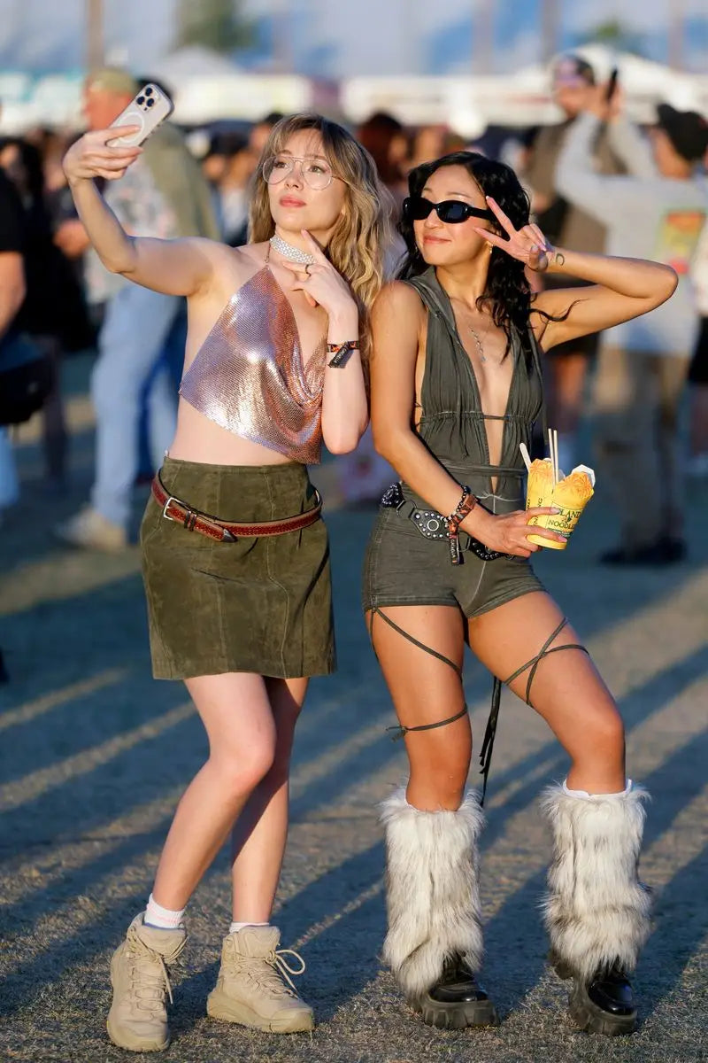 Coachella 2026 Fashion Trends Micro Shorts Sheer Outfits Minimalist Style SAINT DLOVE