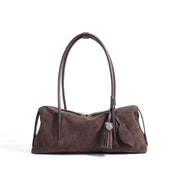 SAINT DLOVE Capri Suede Bag - Front View | Luxury Resort Wear 2026