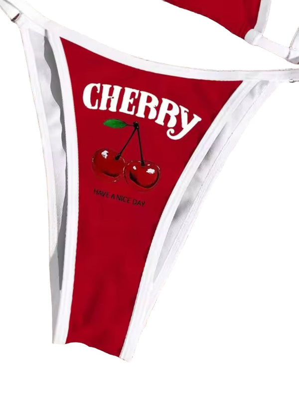 SAINT DLOVE Cherry Cut Bikini - Alternate View 4 | Luxury Resort Wear 2026