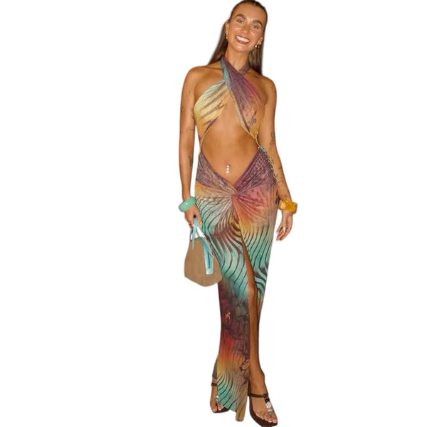 SAINT DLOVE Bali Tiered Dress - Lifestyle Scene | Luxury Resort Wear 2026