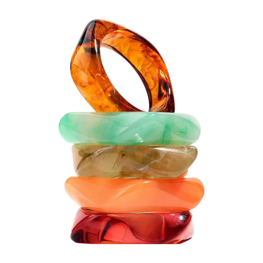 SAINT DLOVE Riviera Gold Bracelet - Front View | Luxury Resort Wear for Stylish Travelers