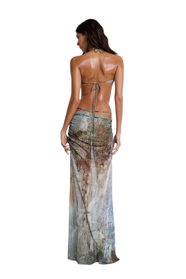 SAINT DLOVE Maldives Silk Dress - Alternate View 6 | Luxury Resort Wear 2026