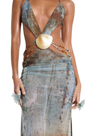 SAINT DLOVE Maldives Silk Dress - Alternate View 5 | Luxury Resort Wear 2026
