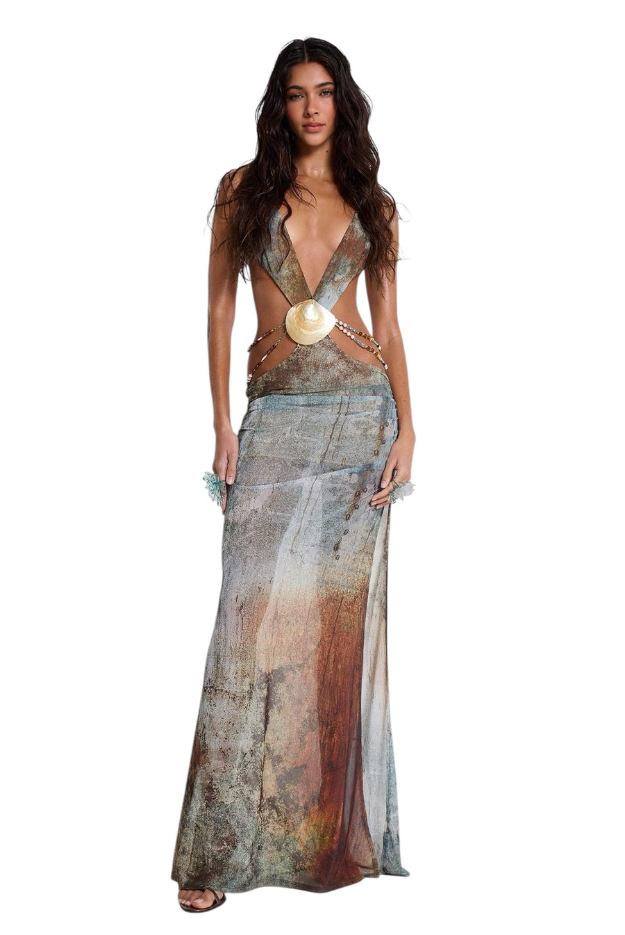 SAINT DLOVE Maldives Silk Dress - Alternate View 3 | Luxury Resort Wear 2026