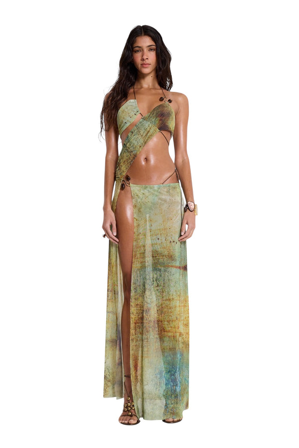 SAINT DLOVE Positano Cut Dress - Alternate View 3 | Luxury Resort Wear for Stylish Travelers