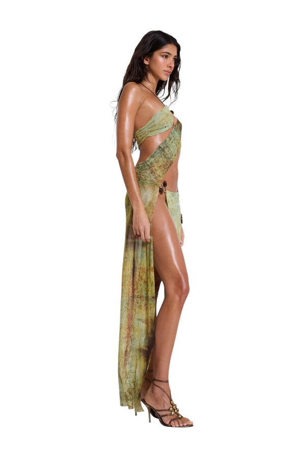 SAINT DLOVE Positano Cut Dress - Alternate View 4 | Luxury Resort Wear for Stylish Travelers