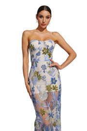 SAINT DLOVE Ibiza Slit Dress - Front View | Luxury Resort Wear 2026